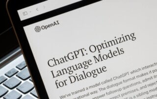 A mobile device shows a relevant reading in answering whether ChatGPT for customer service is a friend or a foe?