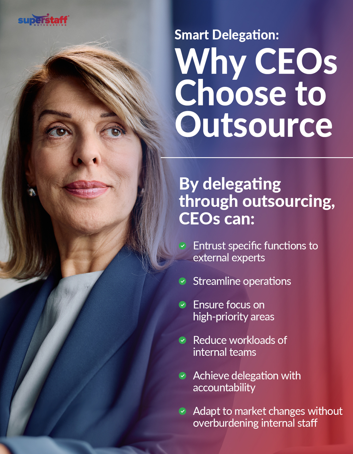 Why Smart CEOs Outsource Infographic