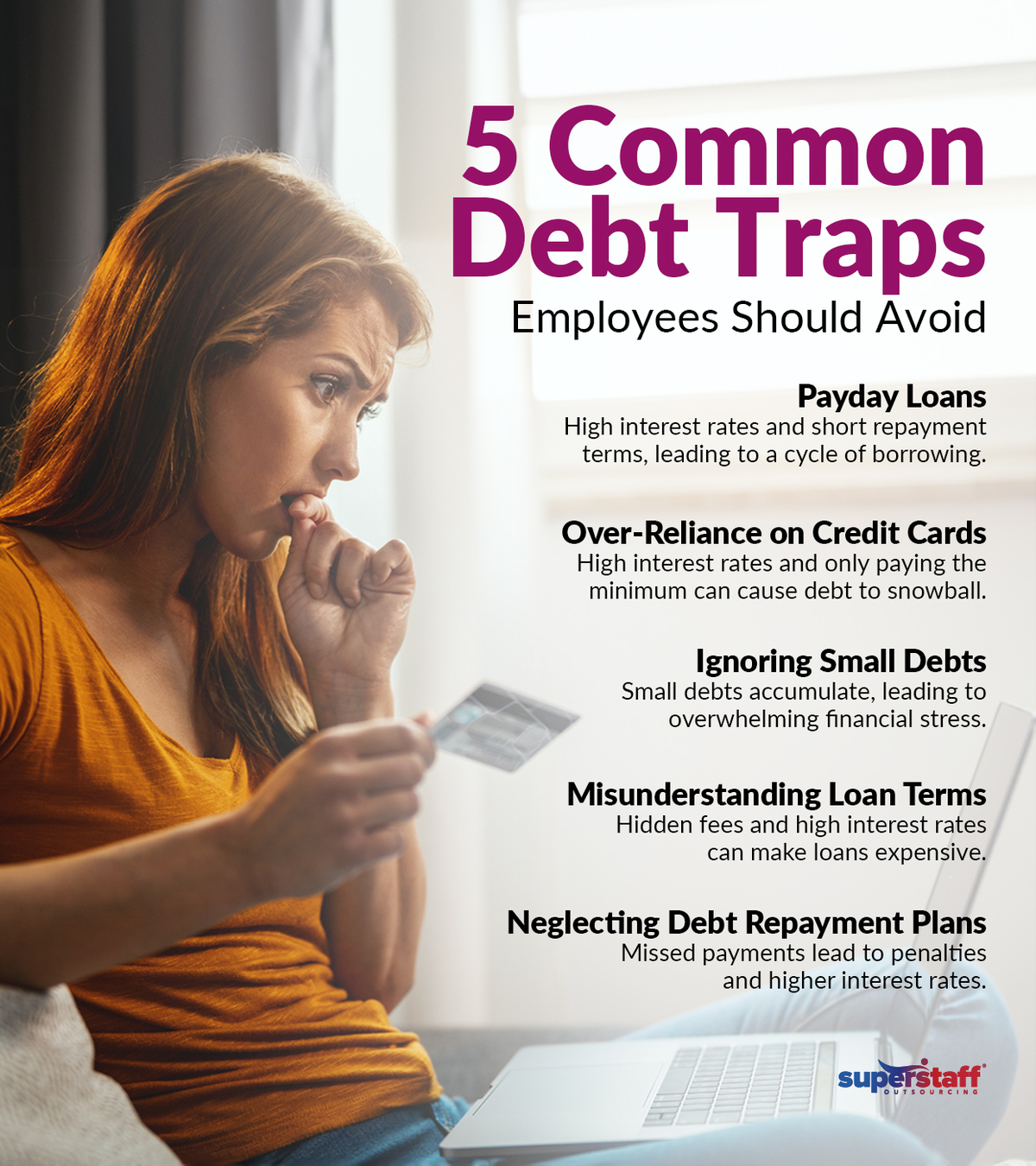 5 Commong Debt Traps Infographic