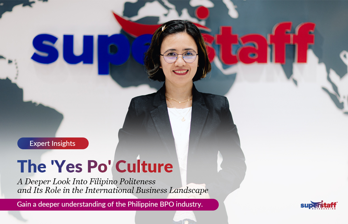 An employee from a BPO Philippines SuperStaff smiles ta the camera.