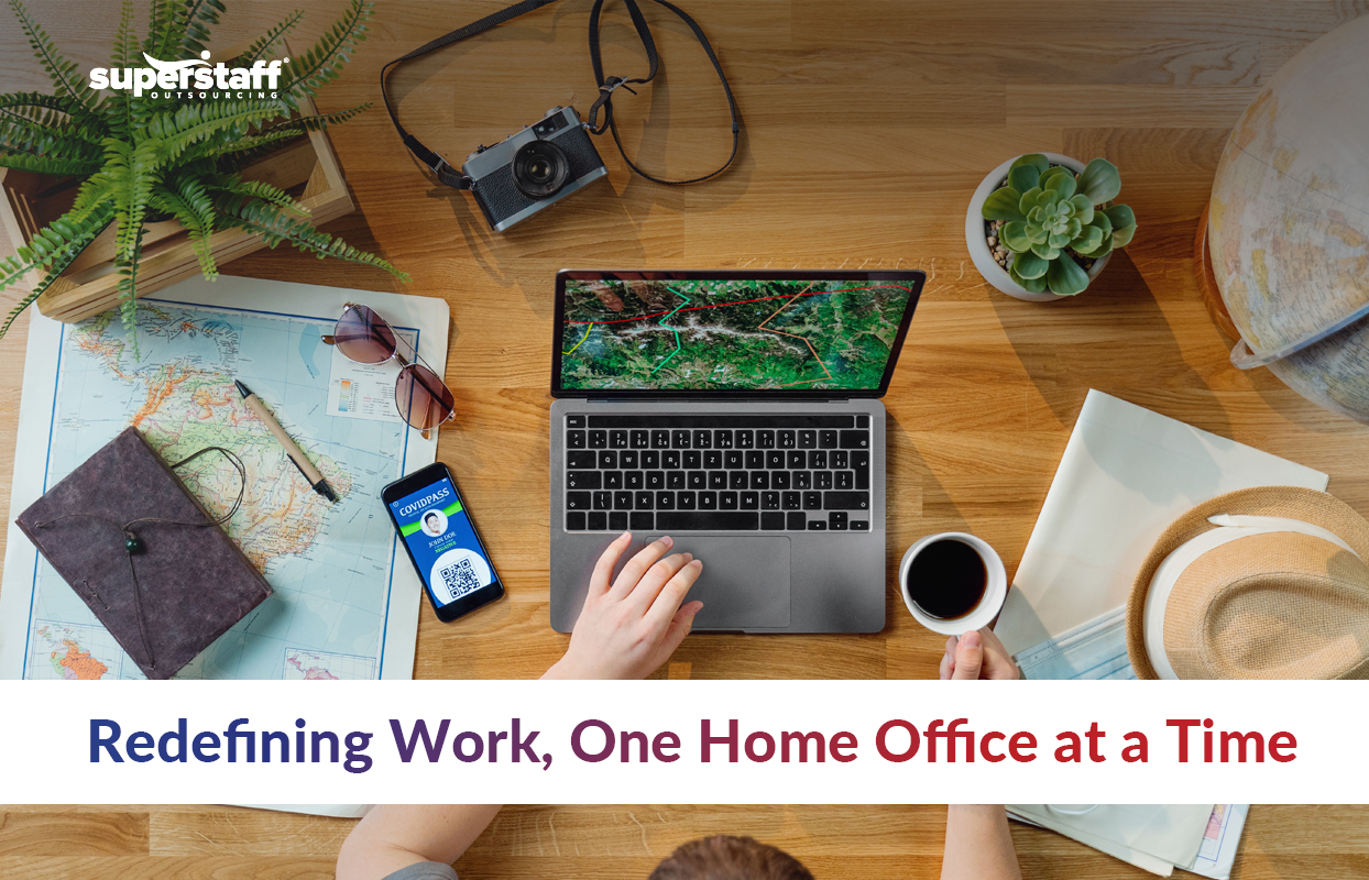 A featured image shows a work from home employee