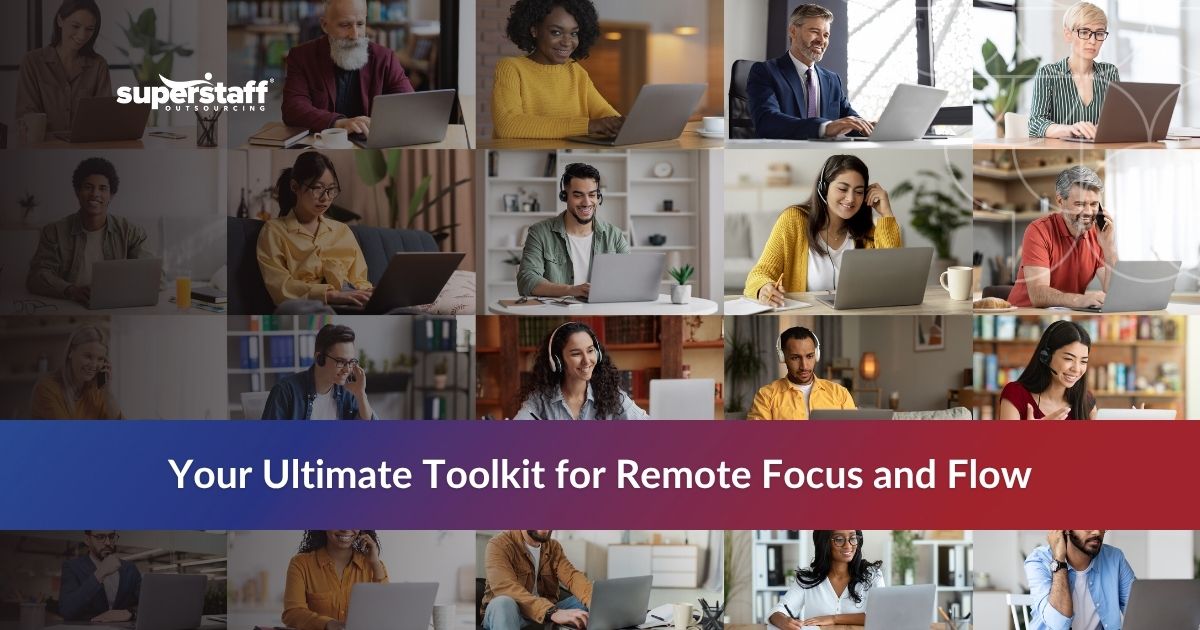 A featured image showing work from home hacks for employees