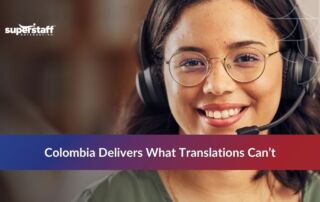 agent providing customer service in Spanish for Latin American clients
