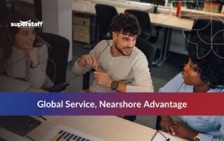 Outsourced staff providing multilingual customer support for global businesses