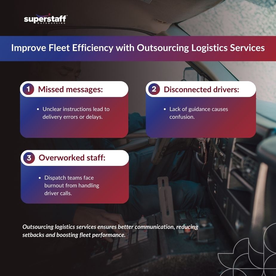 Infographic on outsourcing logistics services for fleet efficiency