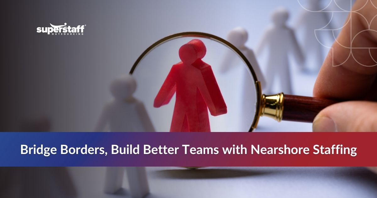 Nearshore Staffing Explained_Featured Building team representing nearshore staffing collaboration