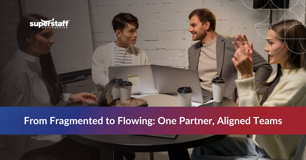 Convergent outsourcing unifying business functions for streamlined operations