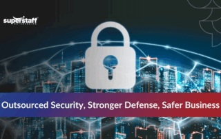 IT team providing managed cybersecurity services