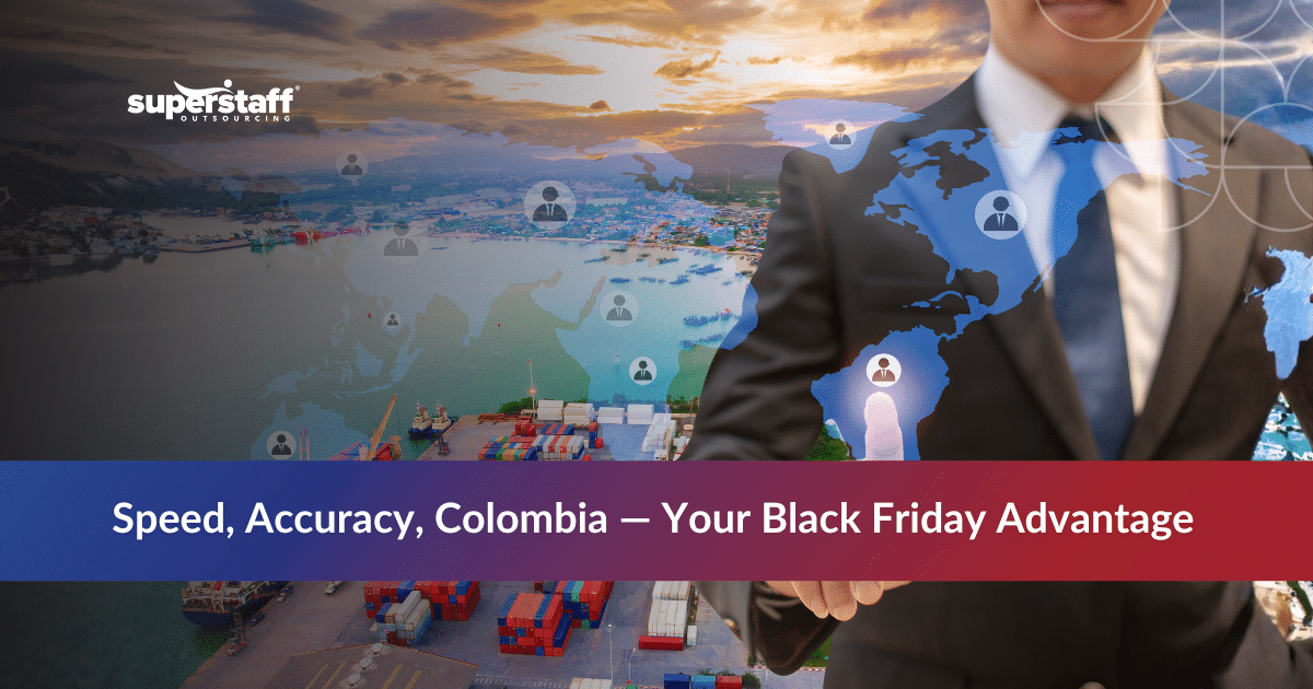 Team managing logistics outsourcing in Colombia for fast and accurate order fulfillment during peak season