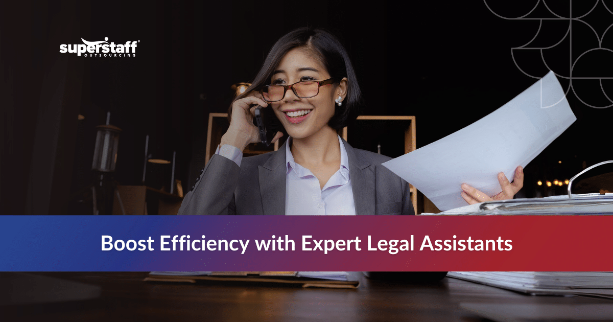 Attorney working efficiently with the help of a law firm virtual assistant handling admin tasks.