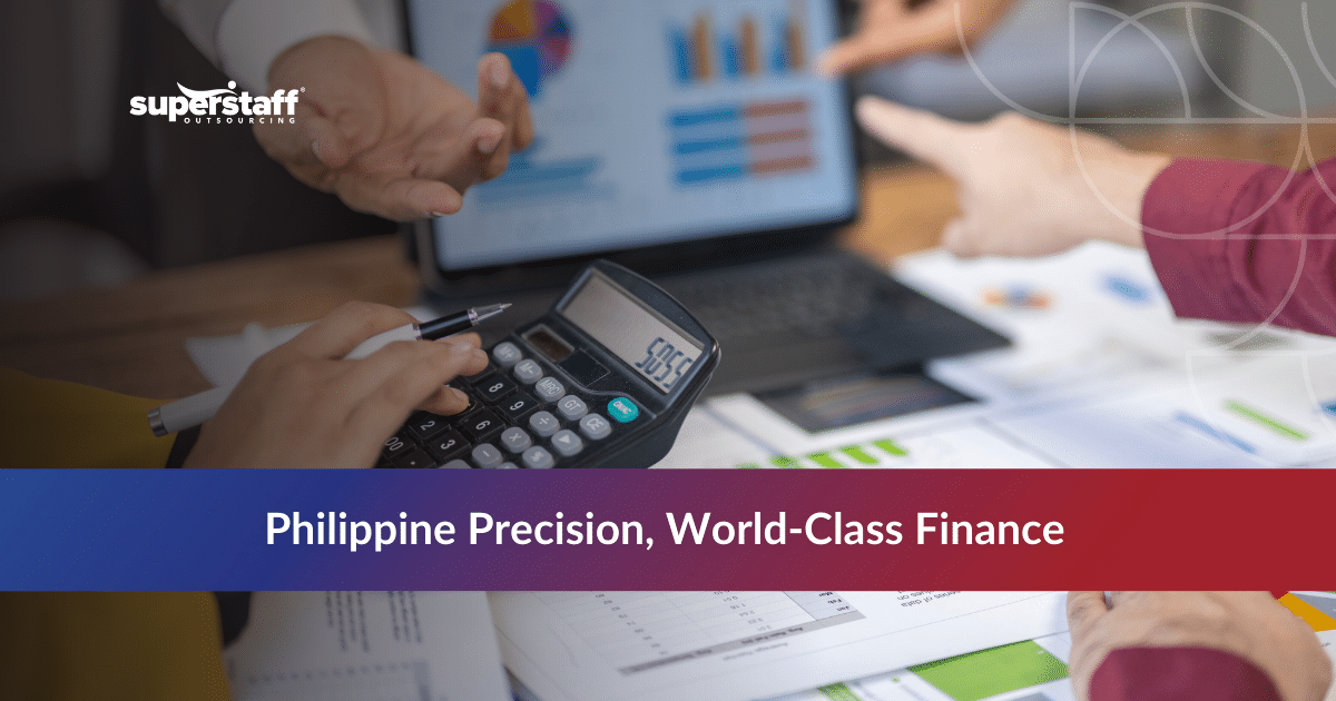 Team providing finance process outsourcing services in the Philippines