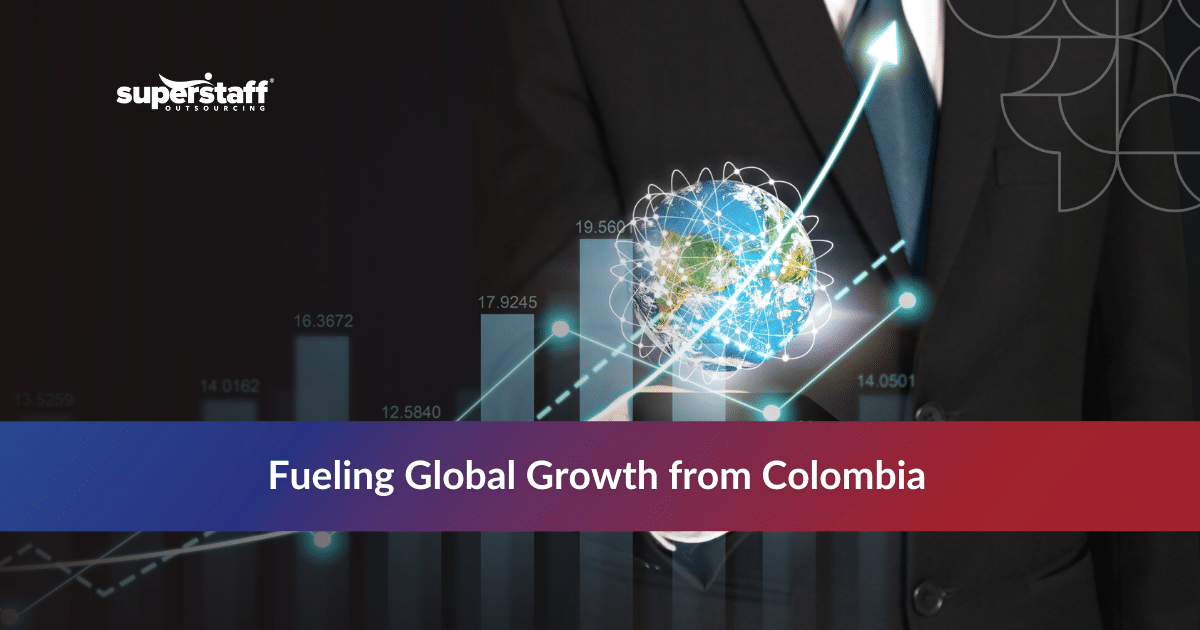 Powering Global Growth _Featured Colombian outsourcing workforce collaborating to support global business growth