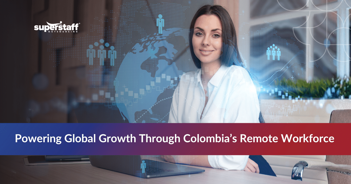 Remote Work Regulations in Colombia_Featured Team working under remote workforce Colombia guidelines in a modern office setup
