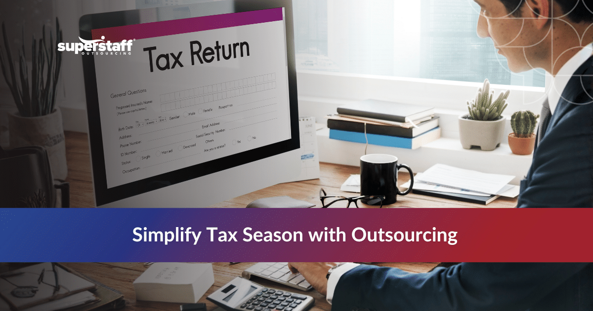 Accounting team outsourcing tax preparation services to professionals in the Philippines