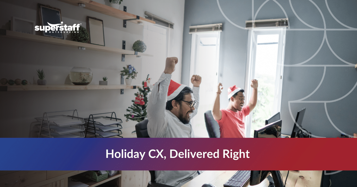 contact center Philippines agents celebrating Christmas while supporting holiday shoppers