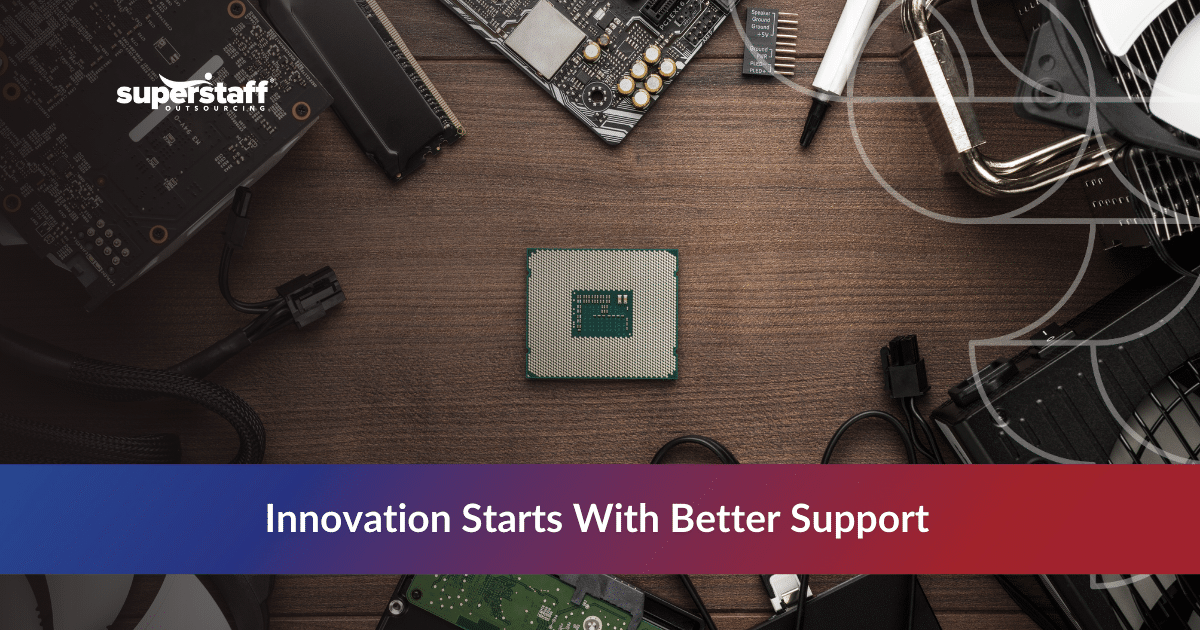 Philippine team providing IT support in business