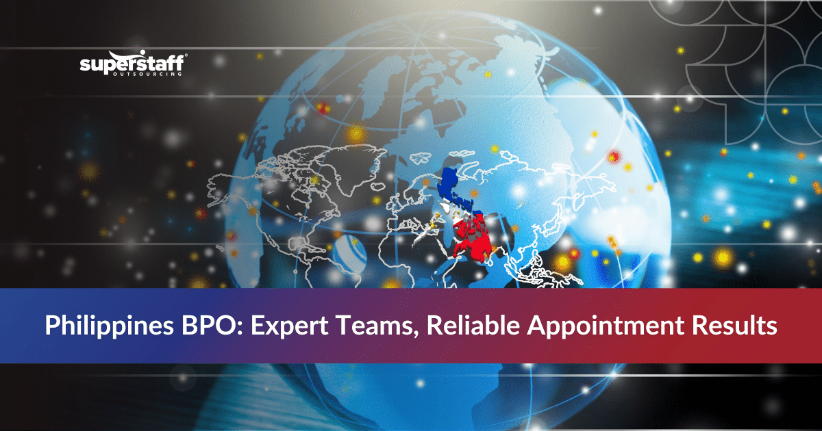 Global connection graphic symbolizing appointment setting services Philippines through top BPO companies supporting sales and business growth.