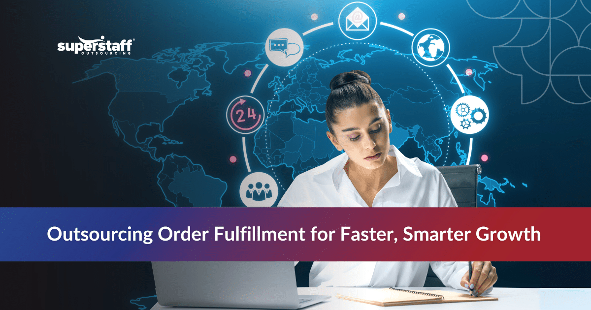 Order Fulfillment_Featured (1) Warehouse team handling outsourcing order fulfillment to speed up deliveries.