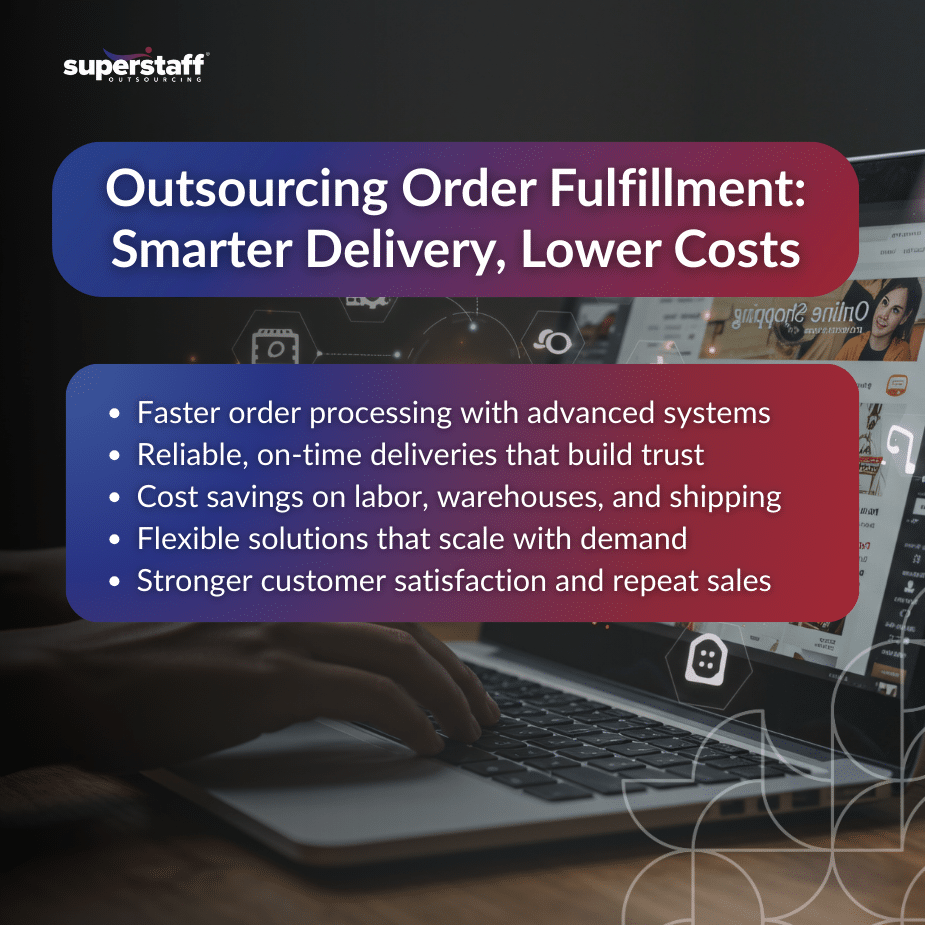 Order Fulfillment_MI (1) Warehouse team handling outsourcing order fulfillment to speed up deliveries.
