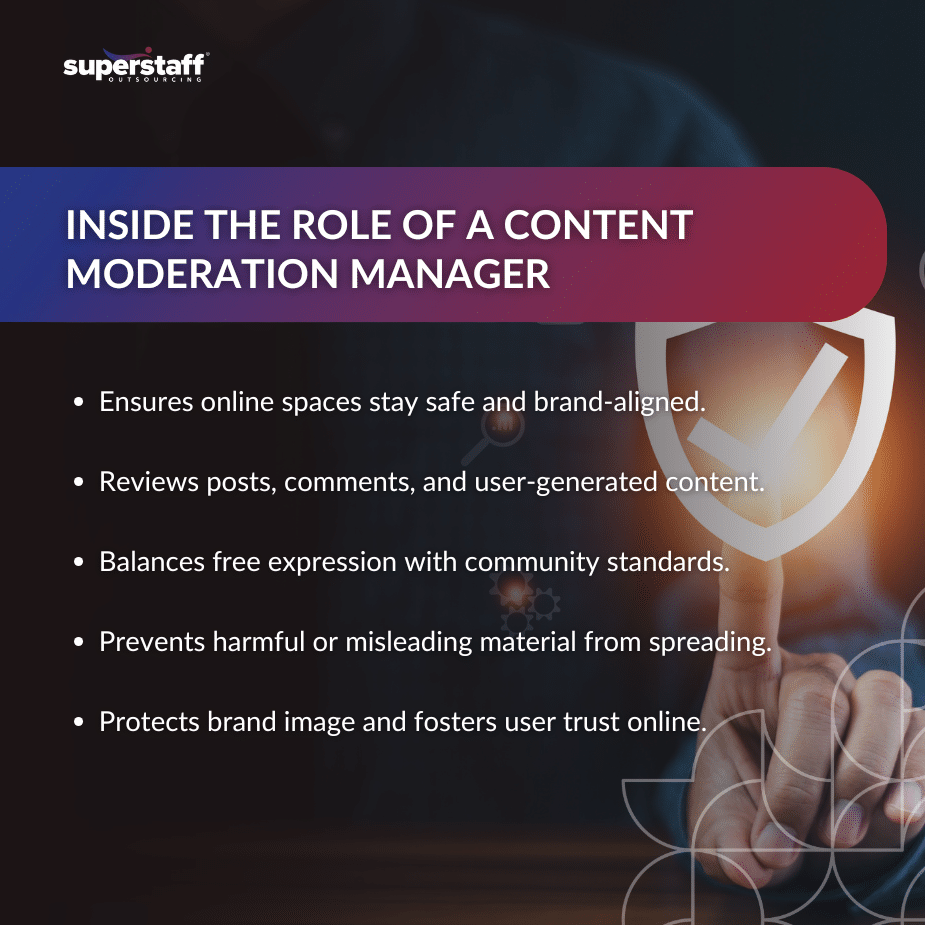 _Protect Brands_MI Content moderation manager reviewing online posts to protect brand reputation