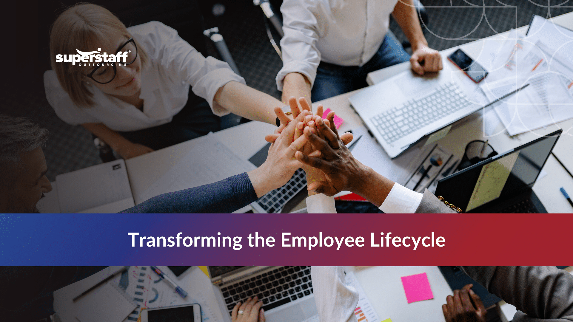 Team collaborating to represent how HR BPO companies support the employee lifecycle