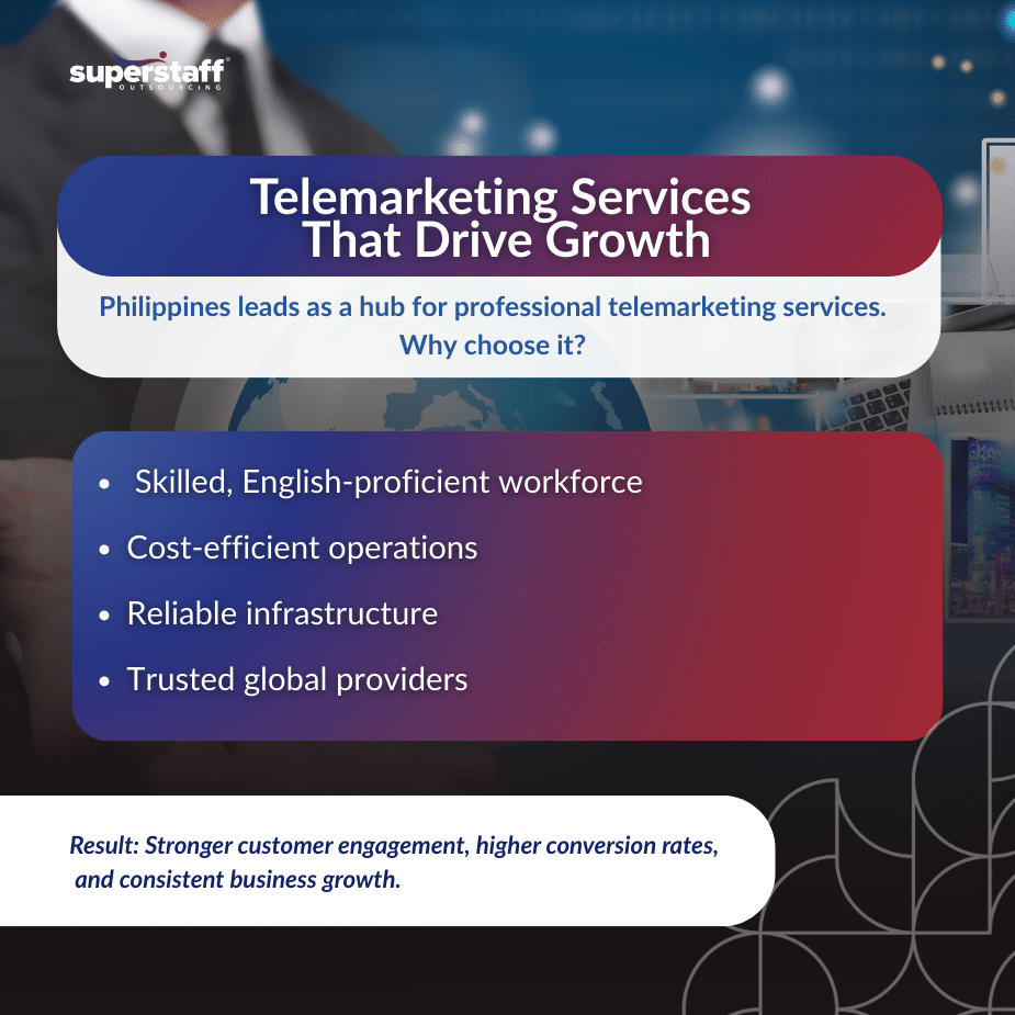 Telemarketing Service_MI Professional businessman with headset showcasing Philippines telemarketing services benefits and growth strategies