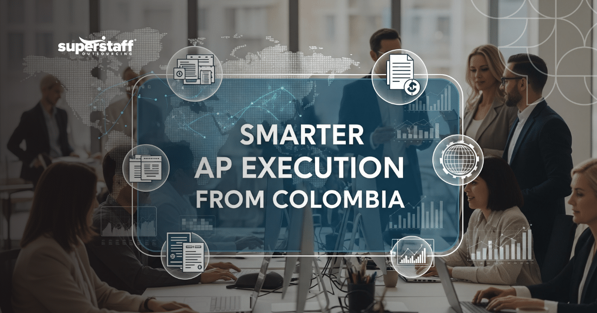 Finance team using AP outsourcing solutions for accounts payable