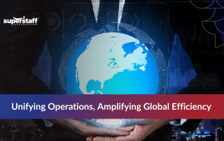 Global connections illustrating how the global business service model improves outsourcing efficiency worldwide.