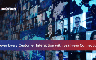 Dashboard showing essential contact center software features