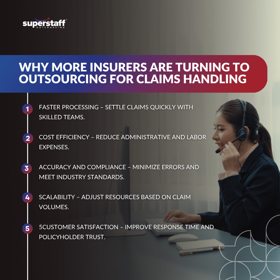 Insurers Are Turning to Outsourcing_MI (1) Insurance agents reviewing documents through outsourcing claims processing services