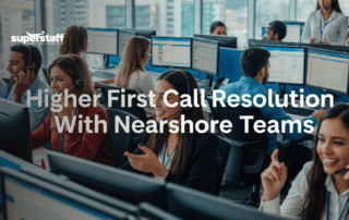 Latin America call center outsourcing team handling customer support calls
