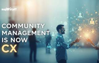 Online community management services supporting customer experience strategy