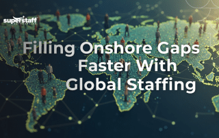 Global staffing solution team supporting companies by filling talent gaps and scaling operations with remote professionals.