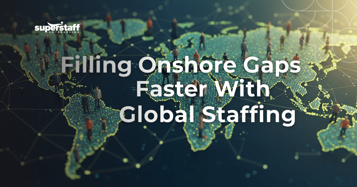 Solution Solves_Featured Global staffing solution team supporting companies by filling talent gaps and scaling operations with remote professionals.