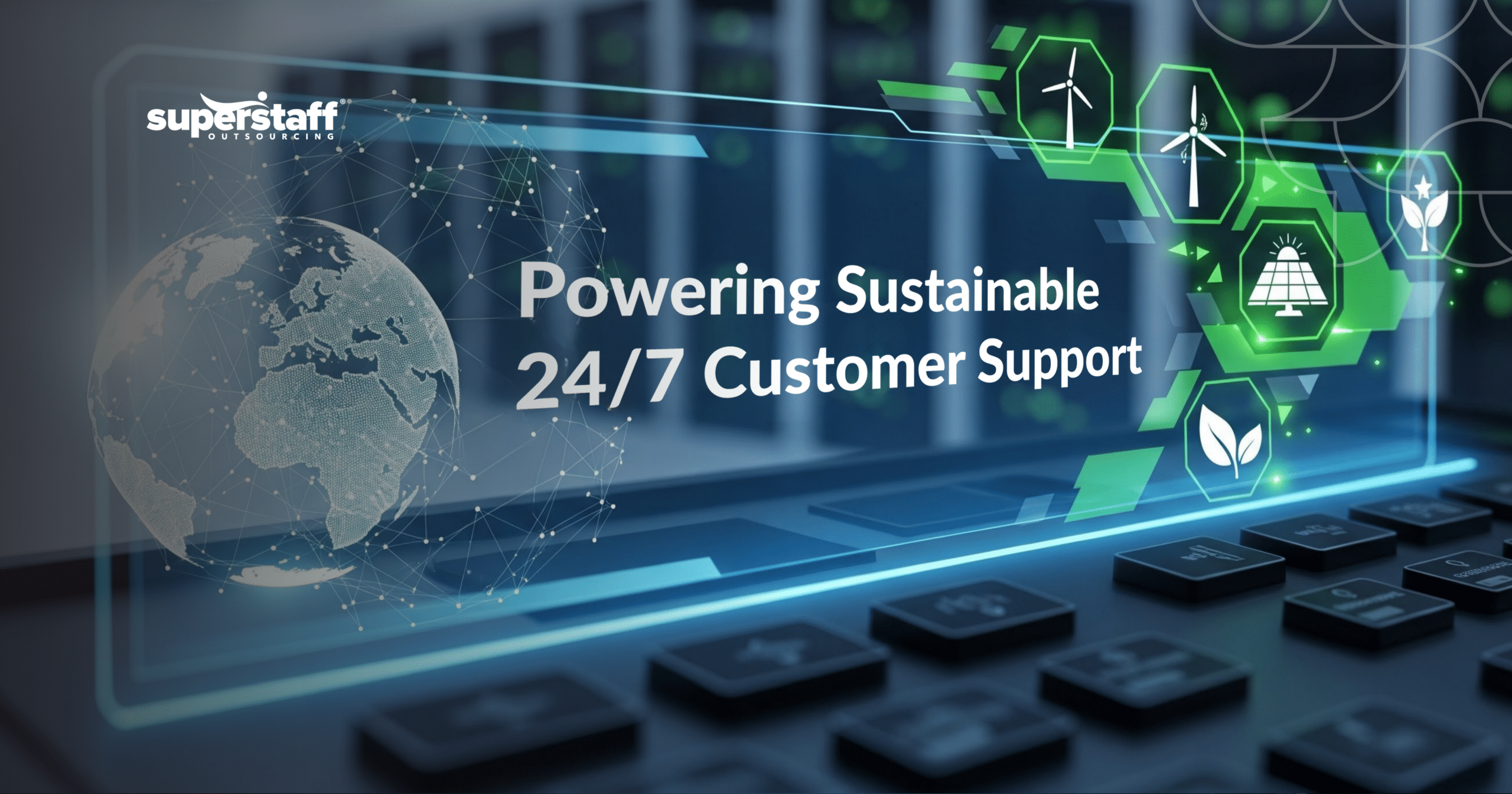 Call center 24/7 team in Colombia delivering continuous customer support while maintaining sustainable workforce operations.