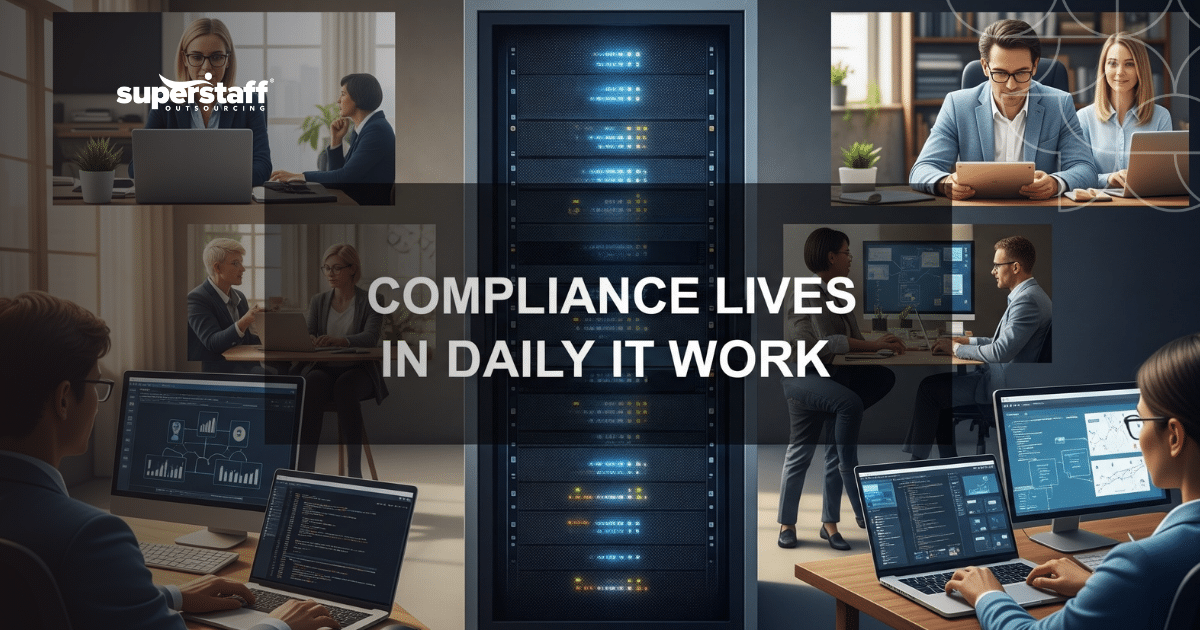 Outsourced IT compliance support team