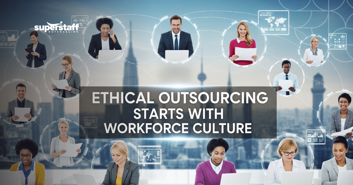 Team representing fair trade outsourcing standards in Colombia workplace