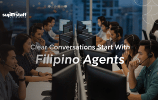 Customer service agents demonstrating Filipino outsourcing for CX support