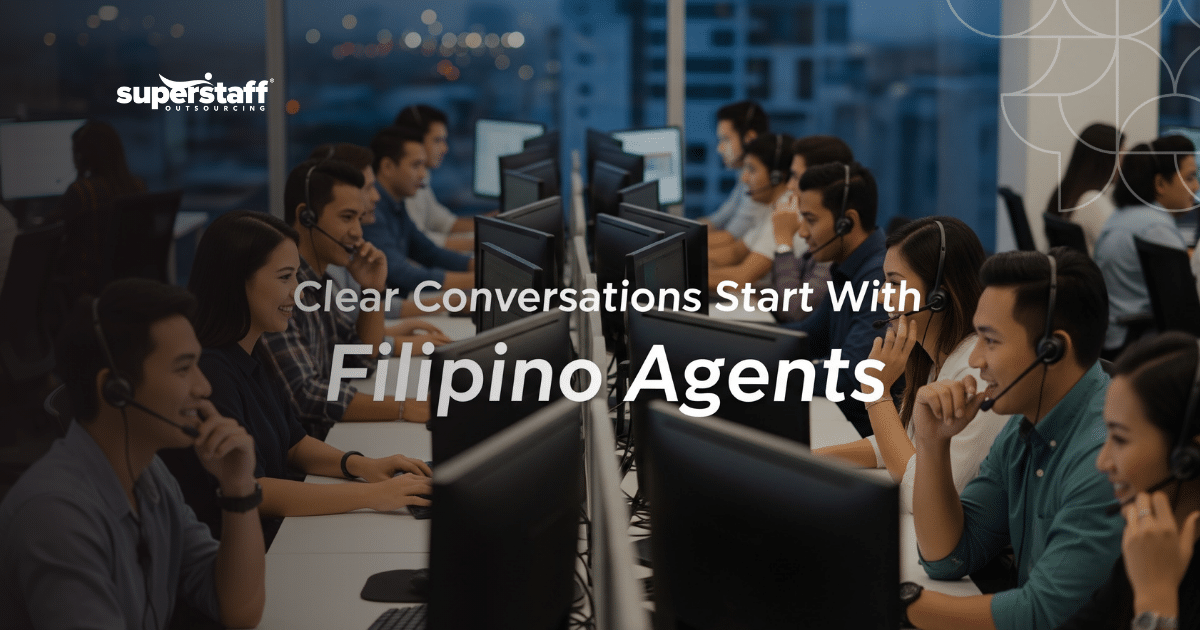 Customer service agents demonstrating Filipino outsourcing for CX support