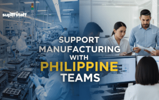 A professional analyzing a supply chain dashboard, showcasing the value of outsourcing in manufacturing industry.