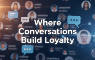 Team handling online community management for brand engagement and support