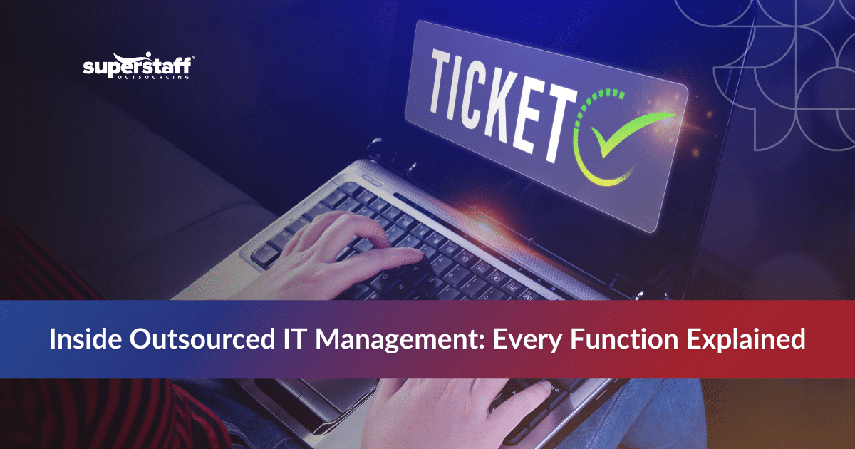 Outsourced IT management team in the Philippines handling system monitoring, support, and infrastructure services for global businesses.