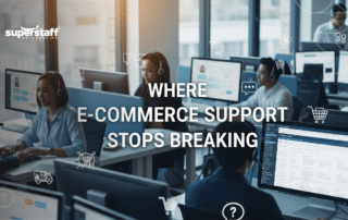 E-commerce customer service BPO team in the Philippines supporting online shoppers and managing customer inquiries