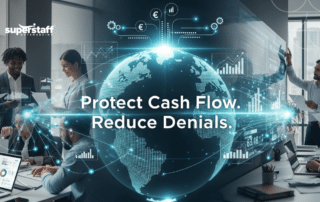 Healthcare team using outsourced revenue cycle management to streamline billing, claims processing, and financial operations.