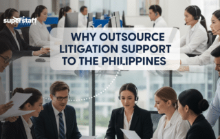 Legal professionals providing outsourced litigation support in the Philippines for U.S. law firms