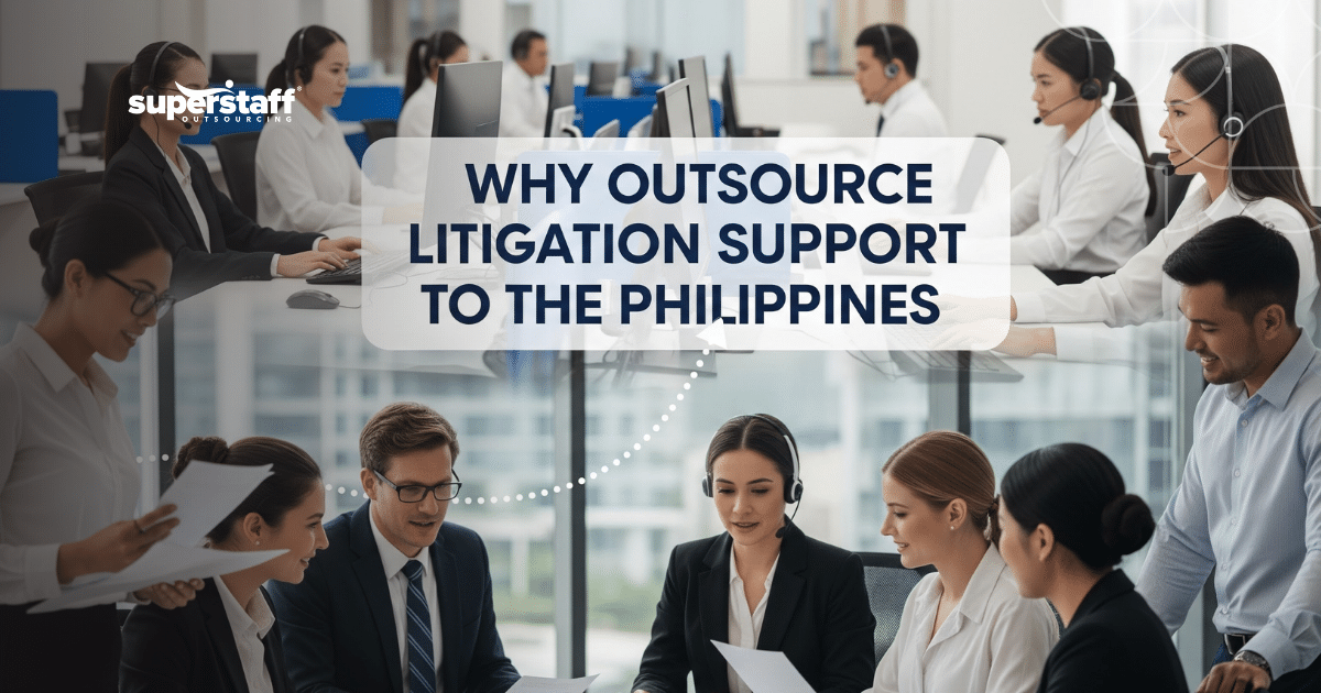 Legal professionals providing outsourced litigation support in the Philippines for U.S. law firms