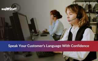 Multilingual customer support services team in Colombia assisting global customers in Spanish, English, and other languages.