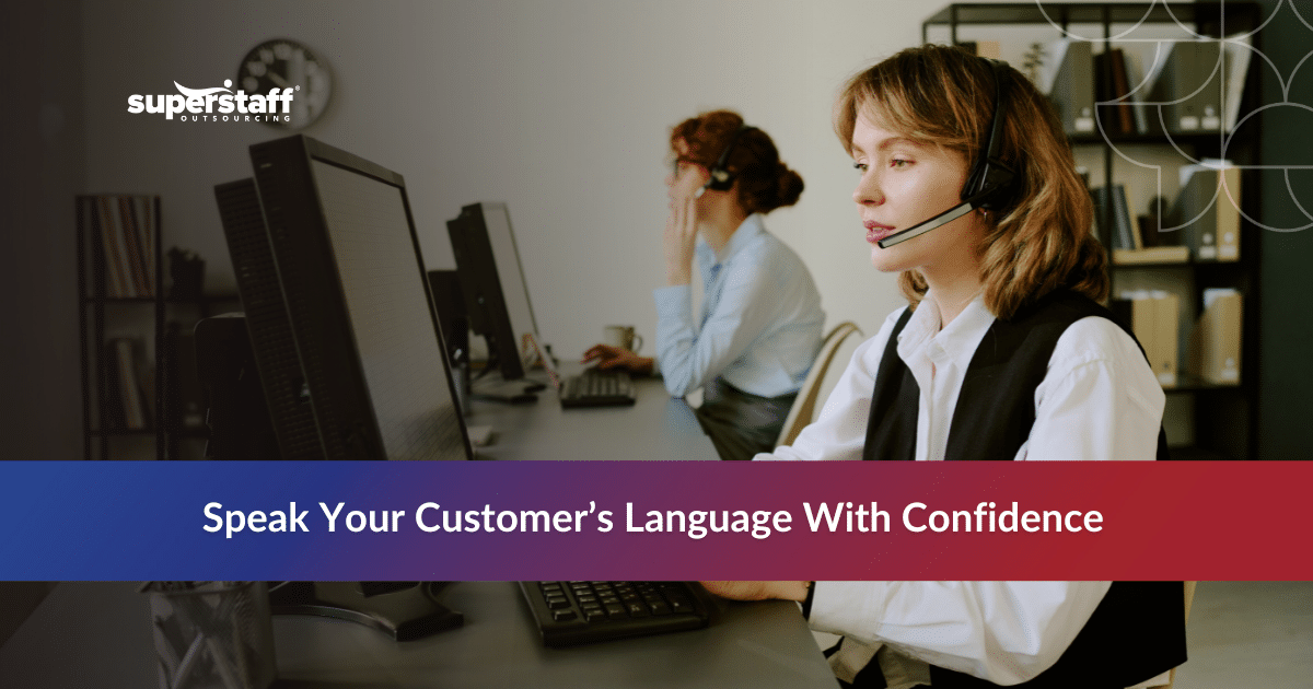 Multilingual customer support services team in Colombia assisting global customers in Spanish, English, and other languages.