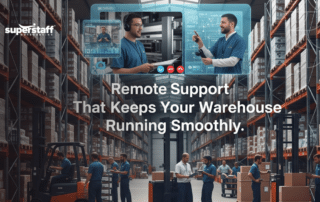 Warehouse outsourcing team in the Philippines managing inventory, order fulfillment, and logistics operations for global businesses.