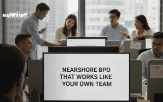 Team collaborating to deliver a seamless BPO experience